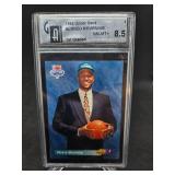 1992-93 Upper Deck Alonzo Mourning Rookie Card #2 Graded 8.5 NM-MT+