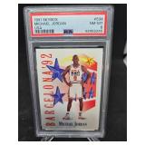 1991 SkyBox Michael Jordan Team USA Card #534 Graded 8 NM-MT