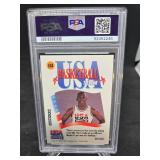 1991 SkyBox Michael Jordan Team USA Card #534 Graded 8 NM-MT