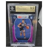 2020-21 Hoops Purple Anthony Edwards Rookie Card #216 Graded 9.5 Gem Mint