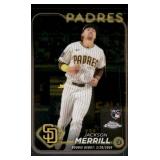 2024 Topps Chrome Jackson Merrill Rookie Card #USC57