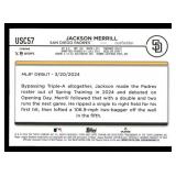 2024 Topps Chrome Jackson Merrill Rookie Card #USC57