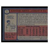 1974-75 Topps Kareem Abdul-Jabbar Vintage Basketball Card #1