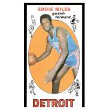 1969-70 Topps Eddie Miles Basketball Vintage Card #21 - Tall Boys