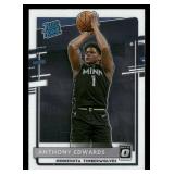 2020-21 Optic Anthony Edwards Rookie Card #151