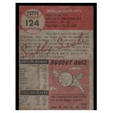 1953 Topps Sibby Sisti Baseball Vintage Card #124