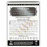 2007 Topps Moments & Milestone Derek Jeter Card #83 Serial #