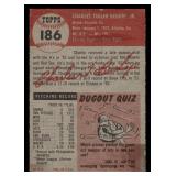 1953 Topps Charlie Bishop Baseball Vintage Card #186