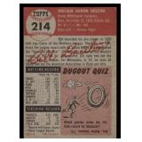 1953 Topps Bill Bruton Baseball Vintage Card #214