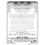 2008 Topps Moments & Milestones Albert Pujols Card #12 Serial #