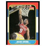 1986-87 Fleer Julius Erving Basketball Card #31