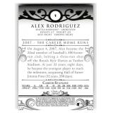 2008 Topps Moments & Milestones Alex Rodriguez Card #1 Serial #