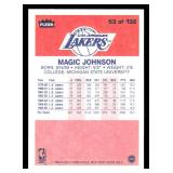 1986-87 Fleer Magic Johnson Basketball Card #53