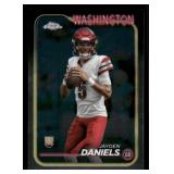 2024 Topps Chrome Jayden Daniels Rookie Card #201