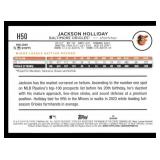 2024 Topps Jackson Holliday Rookie Card #H50 - Holiday Parallel