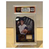 3D Grading 2016 Panini Pantheon Gallant Gloves Game Used Bat Card Nellie Fox Serial #2/10!!!