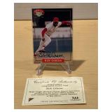 1994 Nabisco Bob Gibson Autograph Card with Certificate of Authenticity