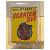 1971 Topps Scratch Off Hank Aaron L@@K!!!