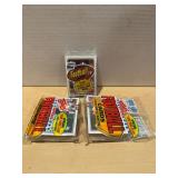 (3) Sealed Topps Football Packs - 1988 Topps with Joe Montana on Top & 2 1989 Topps with John Elway on Top L@@K!!!