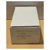 1990-91 Fleer Basketball Complete Base & Update Set - Hand Collated