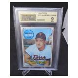 1969 Topps Harmon Killebrew Vintage Baseball Card #375 Graded Mint 9