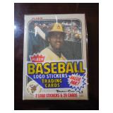 1983 Fleer Baseball Cello Pack with Tony Gwynn Rookie Card on Top***RARE***