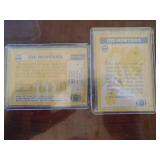 (2) 1982 Topps Joe Montana Football Vintage Cards