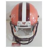 Michael Vick Full Size Autograph Helmet from V.T JSA Certified