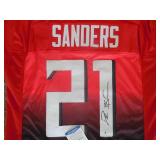 Deon Sanders Autograph Jersey with Beckett C.O.A - **Prime Time**