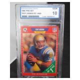 1989 Pro-Set Troy Aikman Rookie Card #490 Graded Gem Mint 10