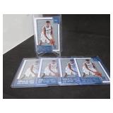 (5) 2015/16 Hoops Karl Anthony Towns Rookie Cards #289