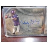 2014 Topps Five Star Teddy Bridgwater Rookie Patch Autograph Booklet Card Serial #