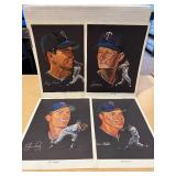 (4) 1963 Western Oil Minnesota Twins 8x10 RARE!!!