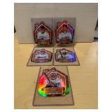 (5) 2024 Topps Holiday Baseball Ornament Cards L@@K!!!