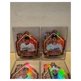 (5) 2024 Topps Holiday Baseball Ornament Cards L@@K!!!