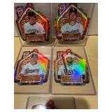 (5) 2024 Topps Holiday Baseball Ornament Cards L@@K!!!