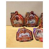 (5) 2024 Topps Holiday Baseball Ornament Cards L@@K!!!