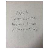 4 Row Monster Box of 2024 Topps Heritage Baseball Cards - Loaded with Value!!!