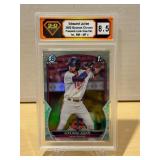 3D Grading 8.5 2023 Bowman Chrome Lunar Glow Edouard Julien Rookie
