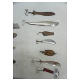 Vintage metal Fishing Lures