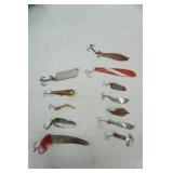 Vintage metal Fishing Lures