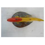 Vintage Ice Fishing Decoy 6.5"