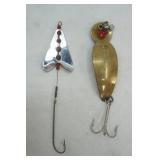 Vintage Chas W. Lane Minnow Rig & Gibbs One Eye Wiggler 4