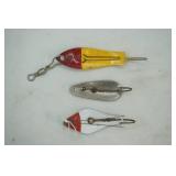 Vintage Fishing Spoon Lures (3ct)