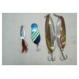 Vintage KB & Johnson Spoon Lures (4t)