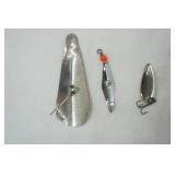 Vintage Handmade Spoon Lure, Clark Spoon Lure, and Dardevle