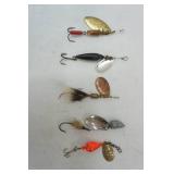Vintage Spinner Bait & Fly Fishing Lures: Mepps, Finspin, Paul Bunyan