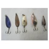 Vintage Spoon Lures: 2ct Wob-L-Rite, Wheeler, and more (5ct)