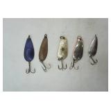 Vintage Spoon Lures: 2ct Wob-L-Rite, Wheeler, and more (5ct)