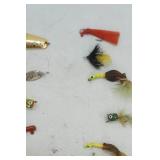 Vintage Fly Fishing Lot with Spoon Lure